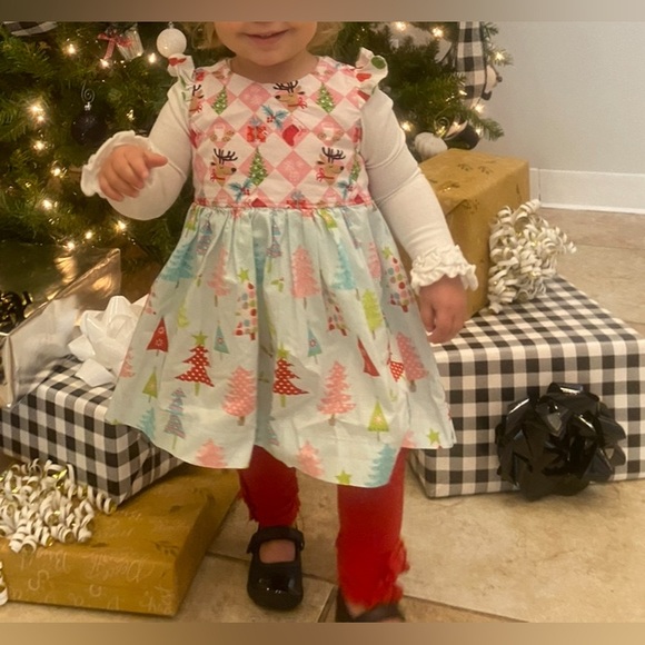 2T boutique Christmas dress - Picture 3 of 3